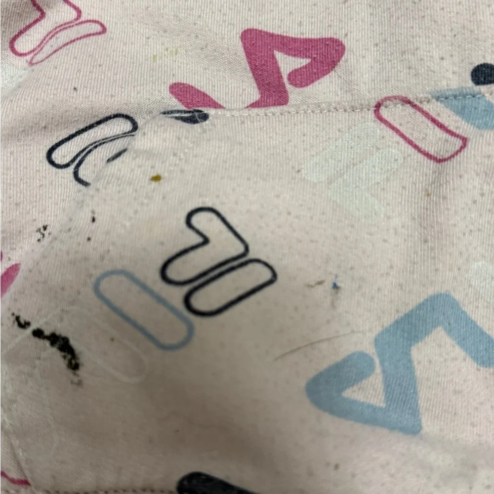 Fila Multicolor Logo Hoodie and Sweatpants Set